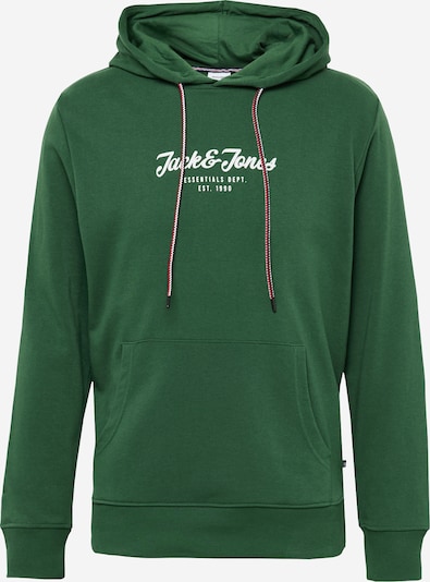 JACK & JONES Sweatshirt 'HENRY' i mørkegrøn / rød / sort / hvid, Produktvisning