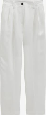 Pantalon à plis Marc O'Polo en blanc : devant