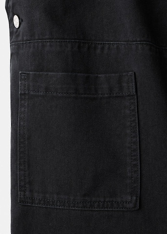 MANGO Loose fit Jean Overalls 'Petomum' in Black