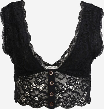 Free People BH 'HEARTBREAKER' in Zwart: voorkant