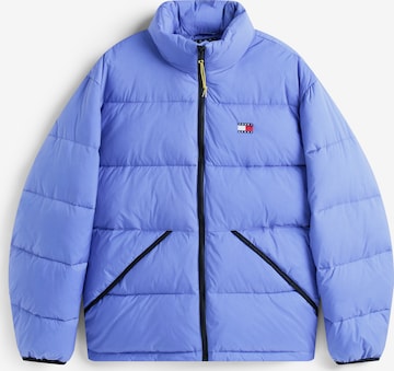 Tommy Jeans Преходно яке 'Vail' в синьо: отпред