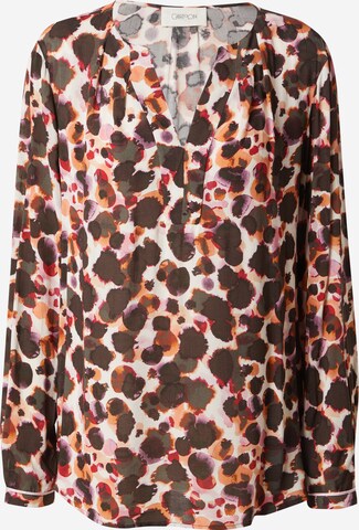 Cartoon Blouse in Brown: front