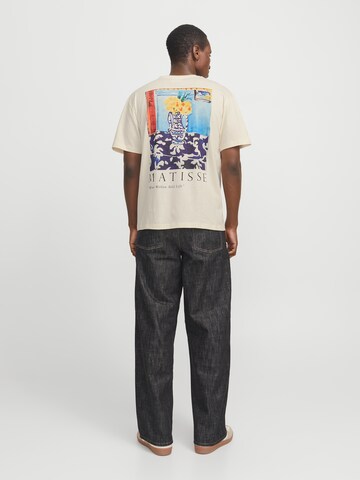 JACK & JONES Футболка 'JJAtisse' в Бежевый