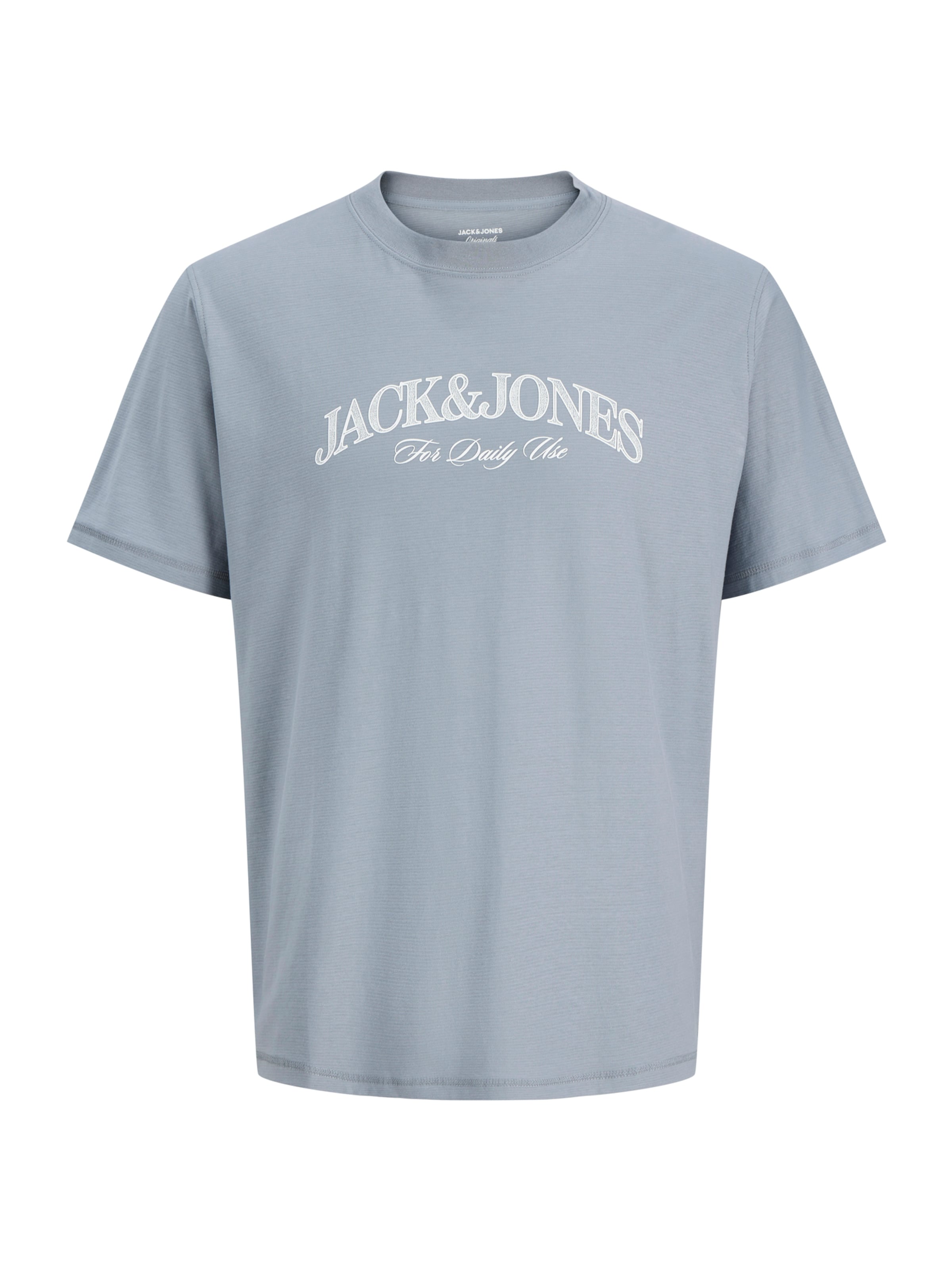 Jack & Jones Plus Μπλουζάκι 'JORCASSIS' σε μπλε: μπροστά