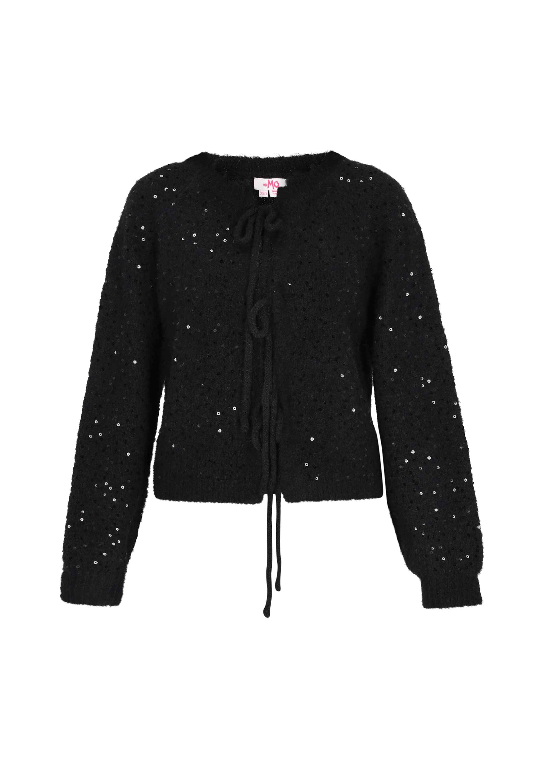 MYMO - Cárdigan en negro: frente