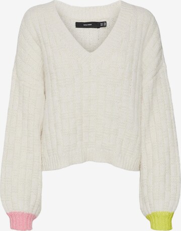 VERO MODA Pullover 'INGRID' i beige: forside