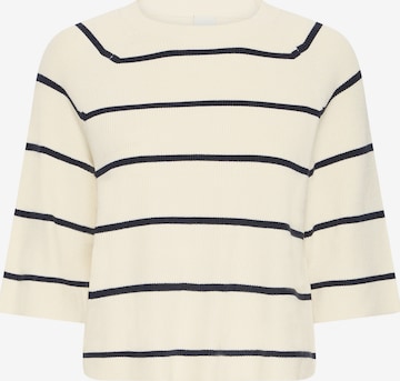 ICHI Pullover 'BOSTON' i hvid: forside