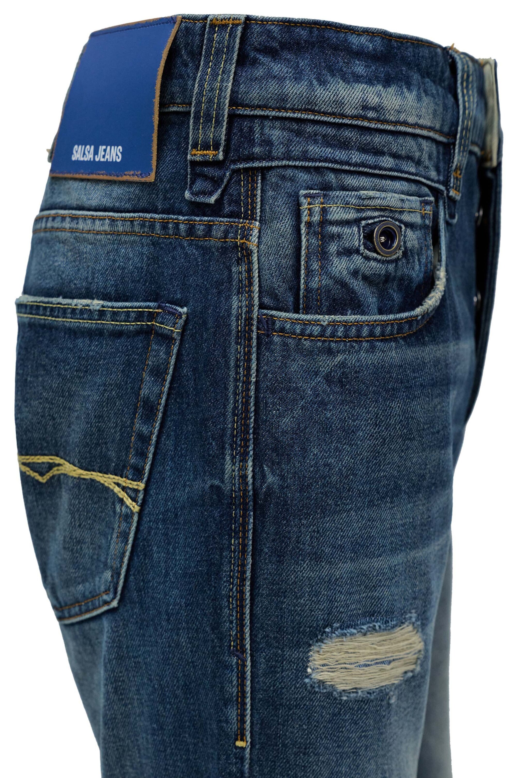 Salsa Jeans Slimfit Jeans in Blauw