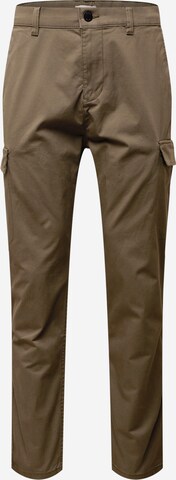 ESPRIT - regular Pantalón cargo en verde: frente