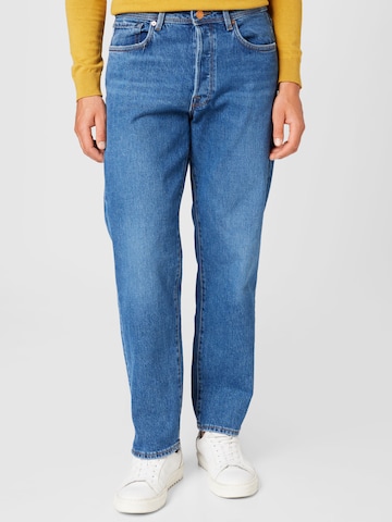 SELECTED HOMME Loosefit Jeans i blå: forside