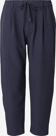 Loosefit Pantaloni con pieghe 'Convert' di BOSS in blu: frontale