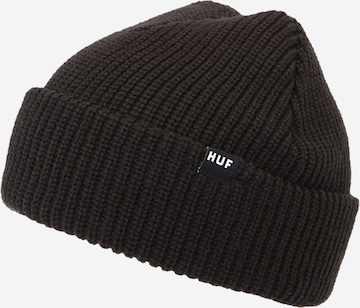 Bonnet HUF en noir : devant