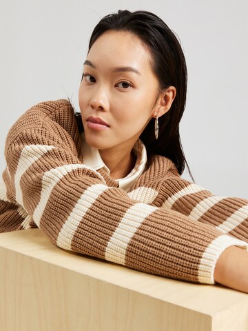 SELECTED FEMME Sweater 'BLOOMIE' in Brown