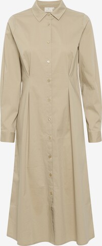 Robe-chemise 'henny' Kaffe en beige : devant