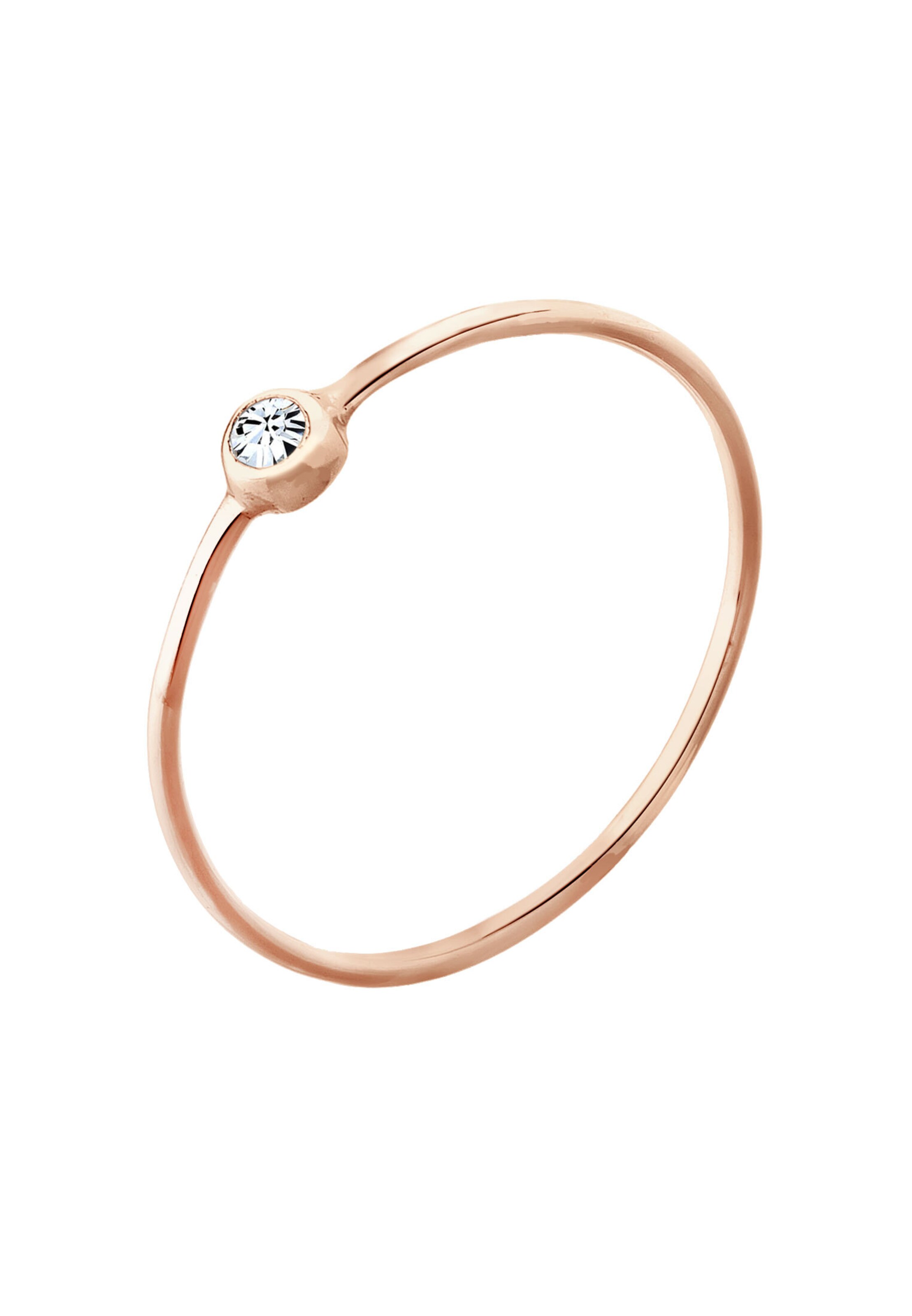 ELLI Ring 'Solitär' in Gold: front