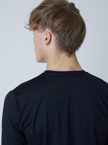 SPORTKIND Funktionsshirt 'Crew Neck Long Sleeve Shirt'‌‌‌‌‌‌‌‌‌‌ in Schwarz