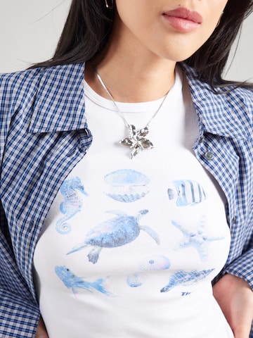 T-shirt Tally Weijl en blanc