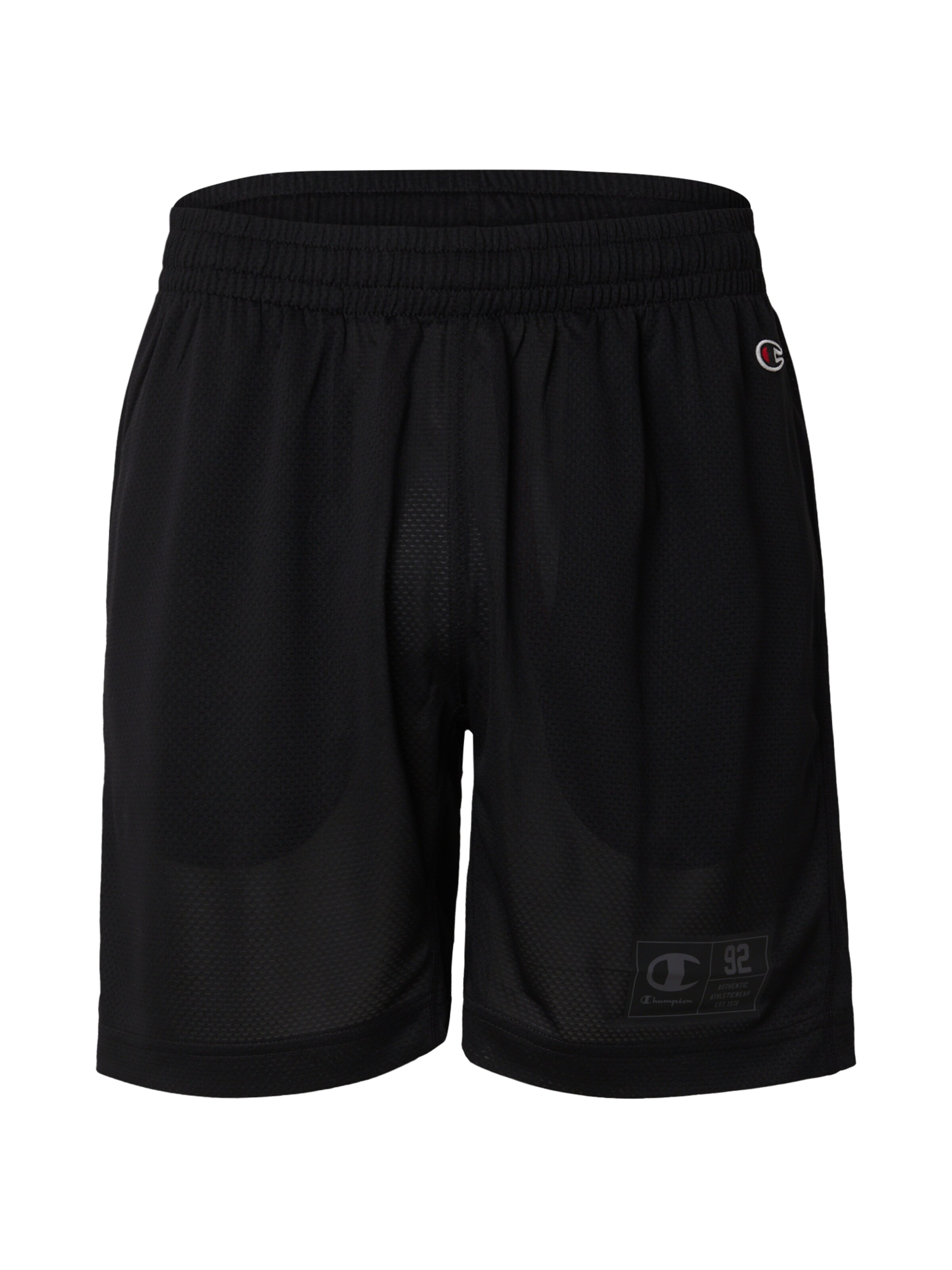Champion Authentic Athletic Apparel Regular Sportshorts in Schwarz: Vorderseite