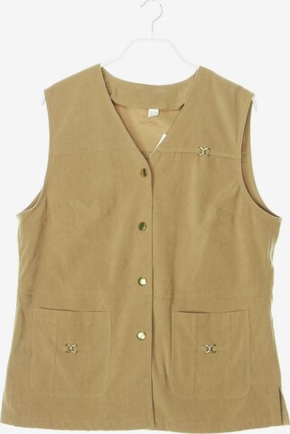 UNBEKANNT Vest in XXL in Beige: front