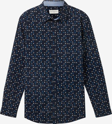 TOM TAILOR Regular fit Button Up Shirt in Blue: front