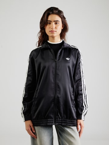 ADIDAS ORIGINALS Преходно яке 'Firebird' в черно: отпред