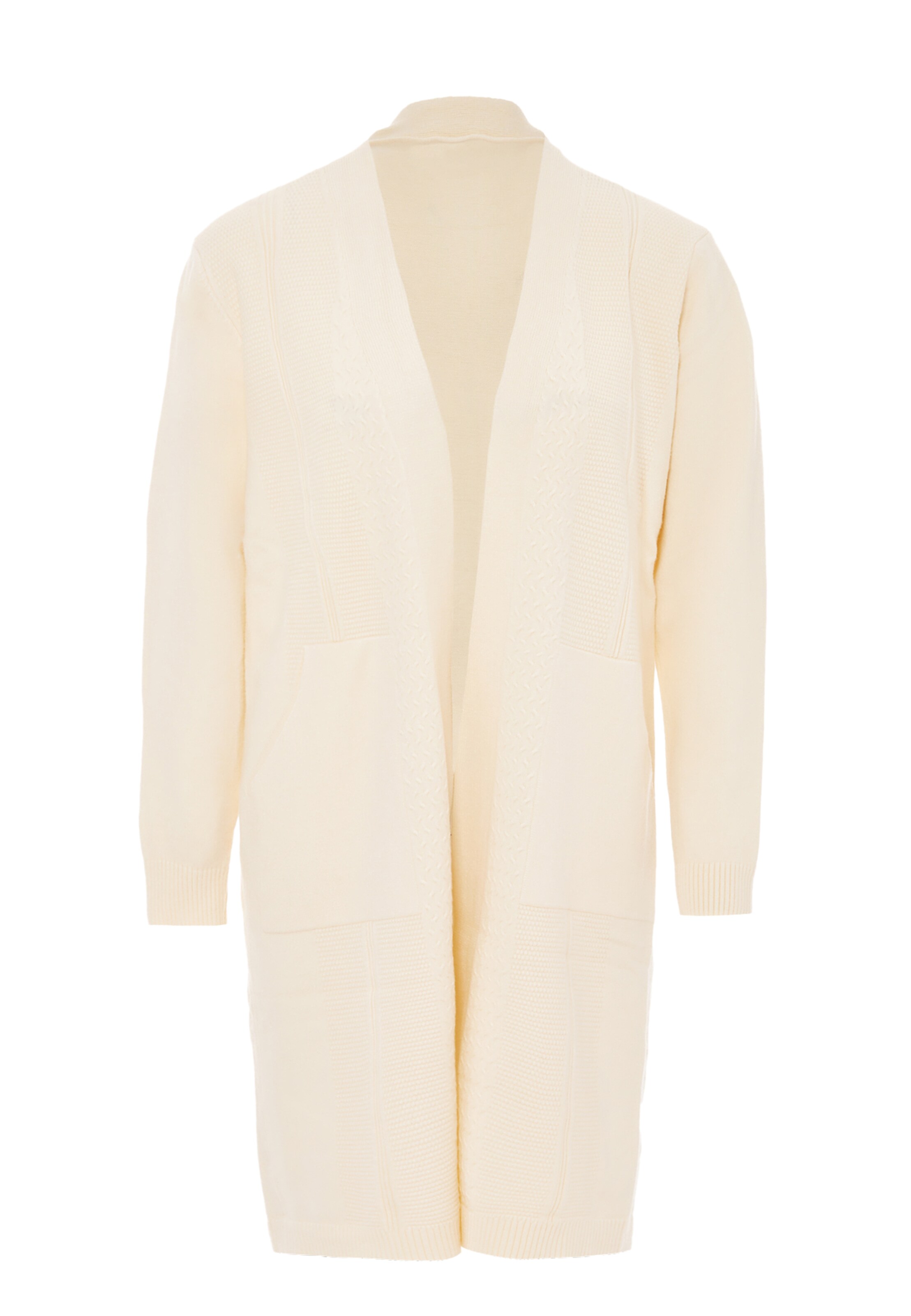 Jalene Knit cardigan in White: front