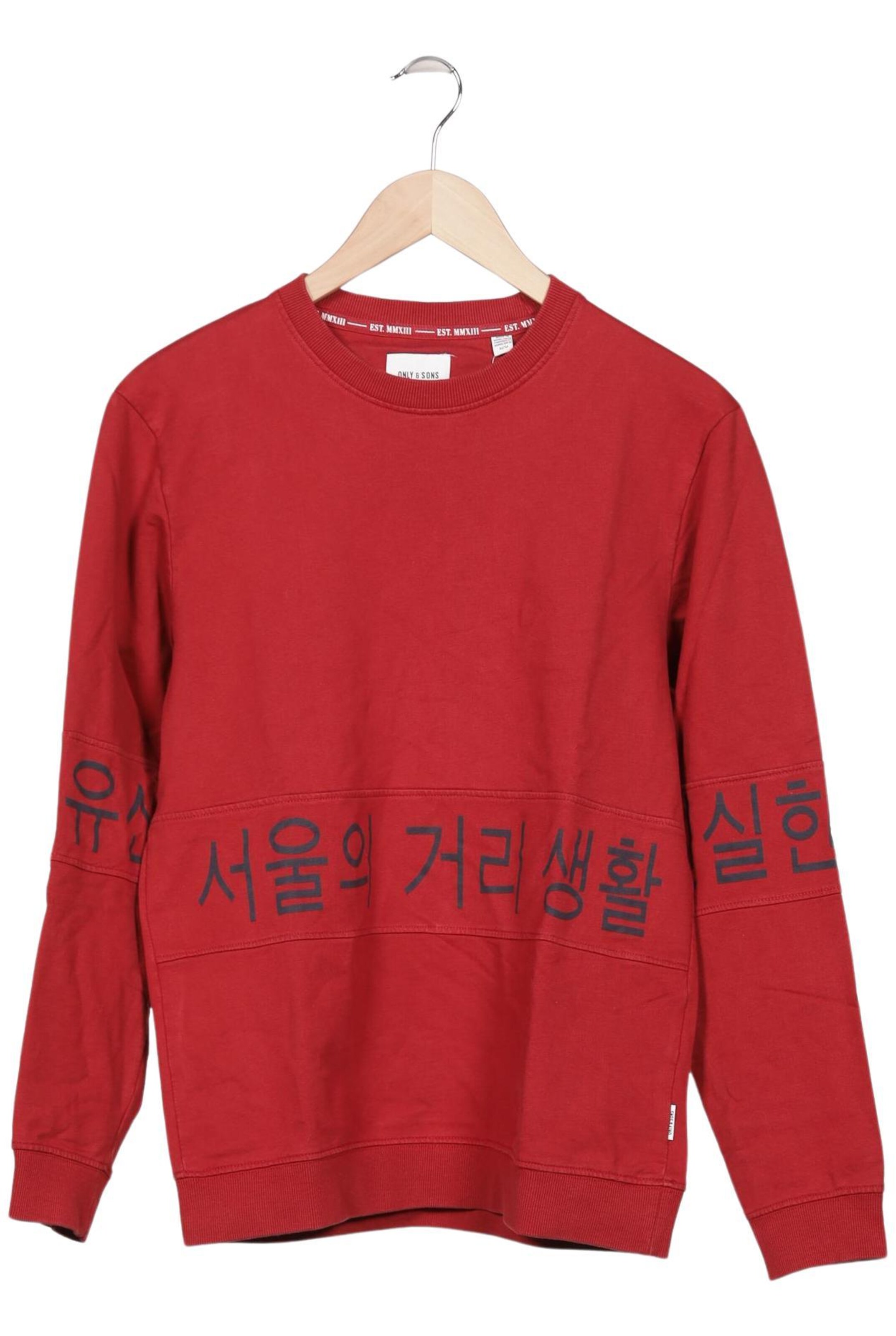 Only & Sons Sweater M in Rot: Vorderseite