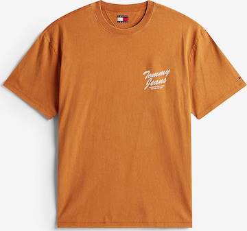 T-Shirt Tommy Jeans en orange : devant