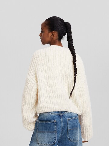 Bershka Sweater in Beige