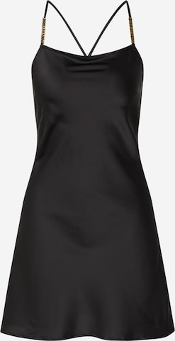 Rochie 'Malou' de la Hoermanseder x About You pe negru: față