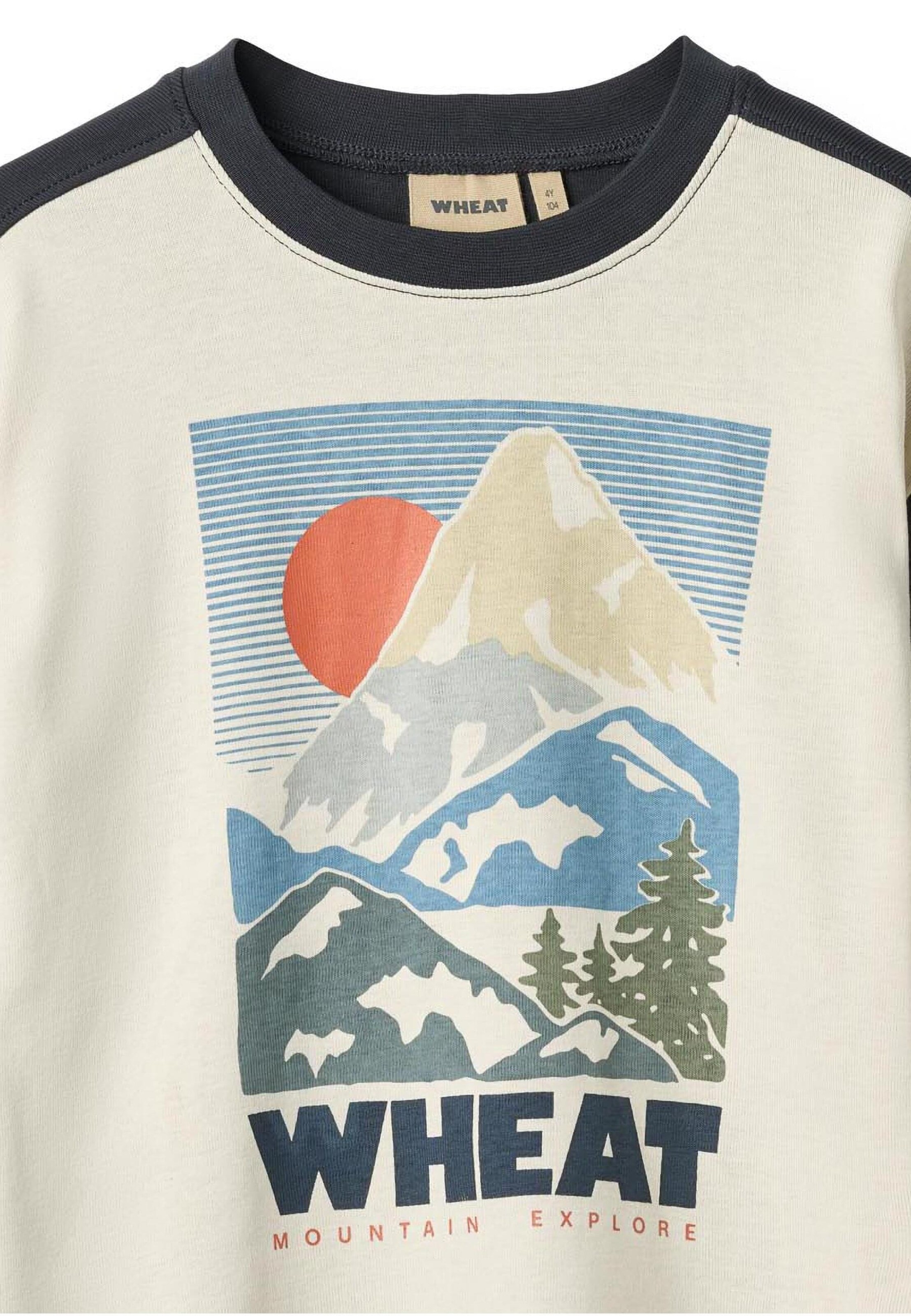 WHEAT Tričko 'Beck' – modrá