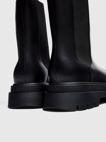 Pull&Bear Chelsea boots i svart