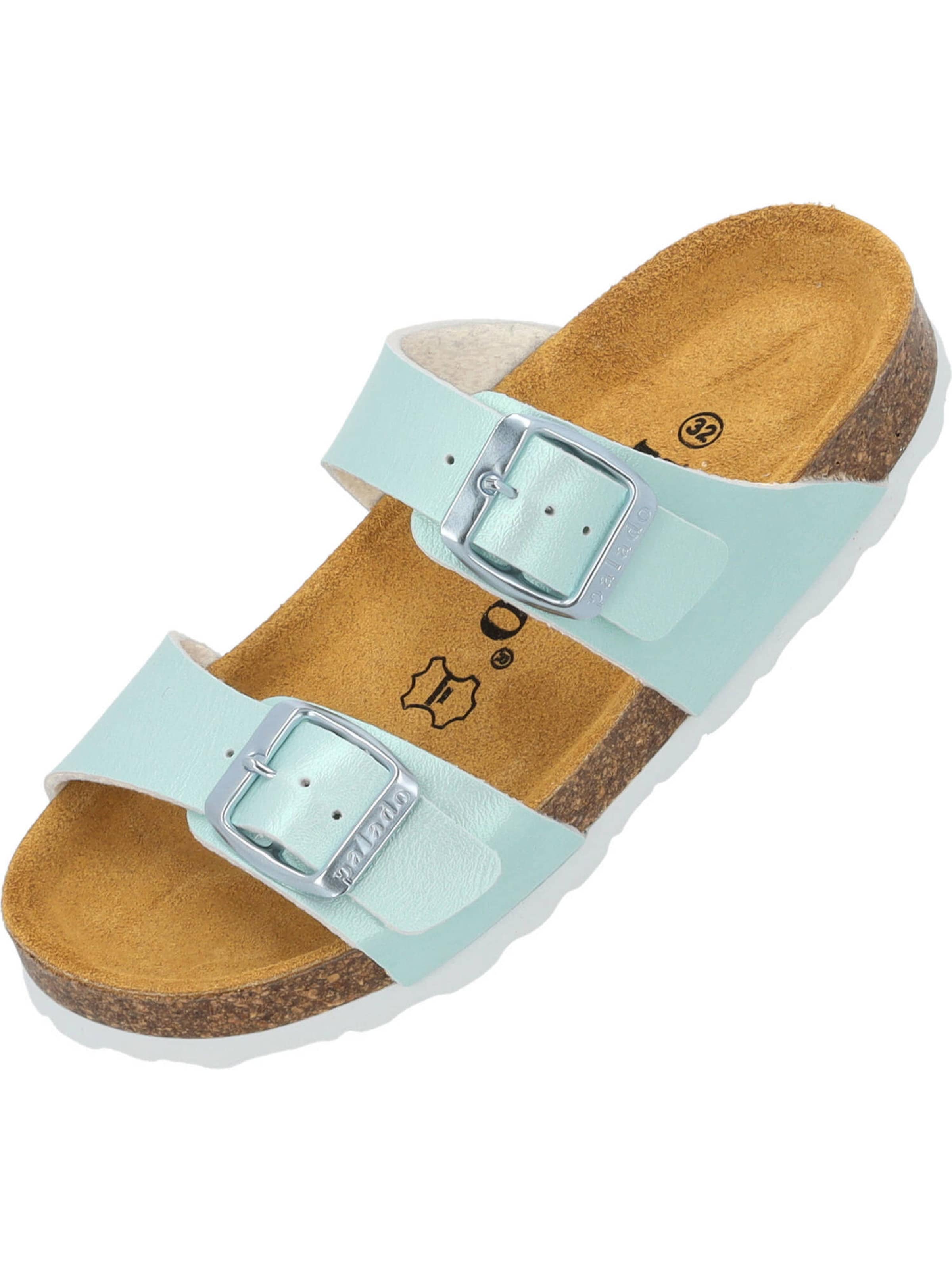 Palado Босоножки 'Samos' в Зеленый: спереди