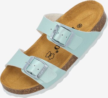 Palado Slippers 'Samos' in Blue: front