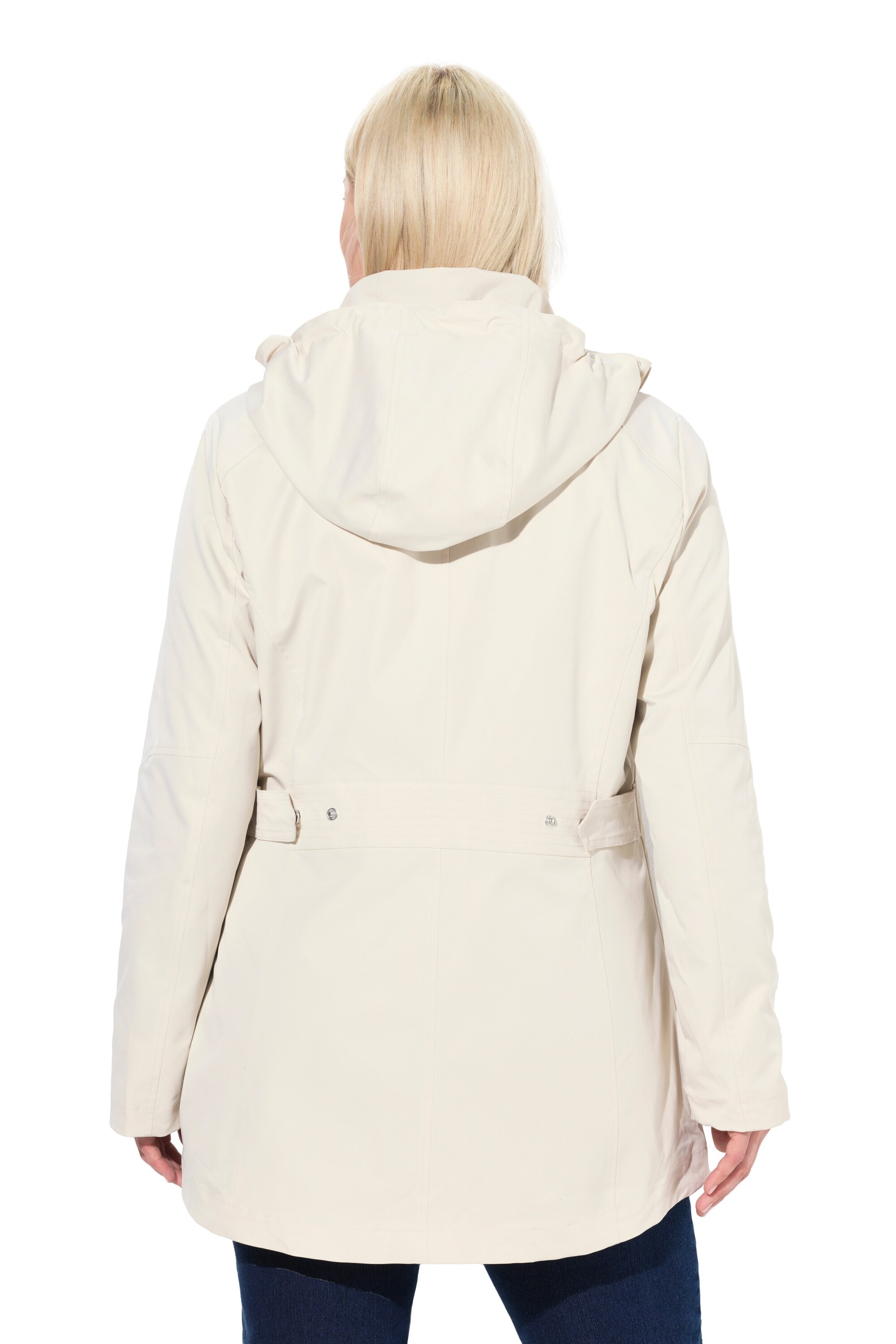 Ulla Popken Between-seasons parka in White