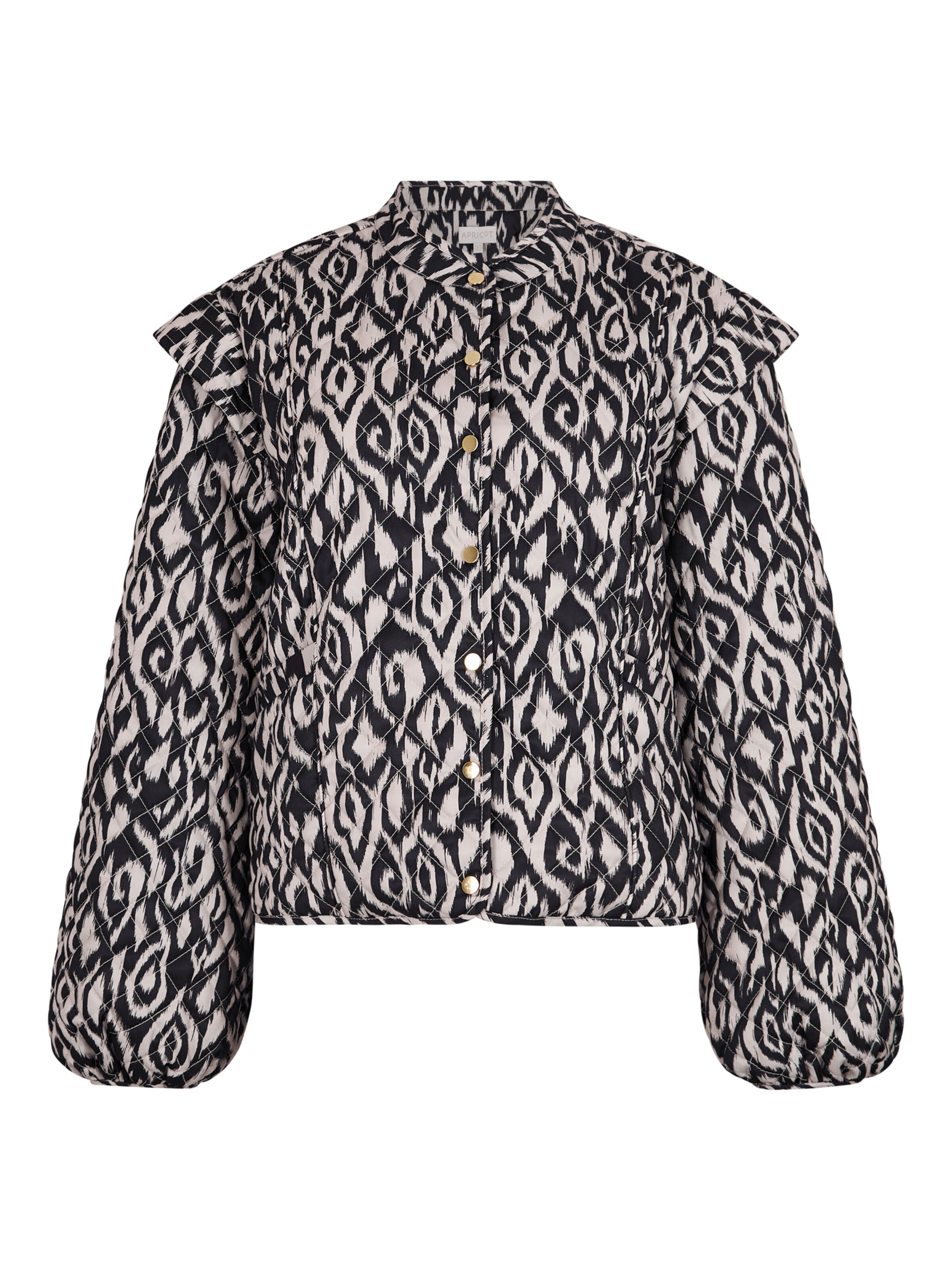 Veste mi-saison ' ' Apricot en noir : devant