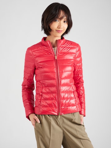 PATRIZIA PEPE Prehodna jakna 'PIUMINO' | rdeča barva: sprednja stran