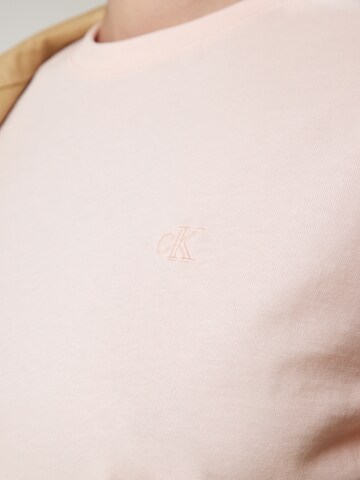 Tricou 'Archive' de la Calvin Klein Jeans pe roz