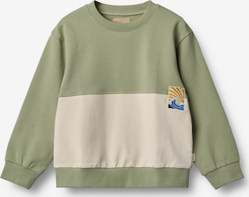WHEAT Pullover (GOTS) in Grün: Vorderseite