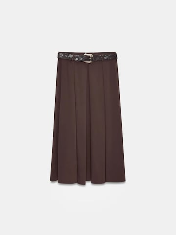 Dilvin Skirt in Brown: front