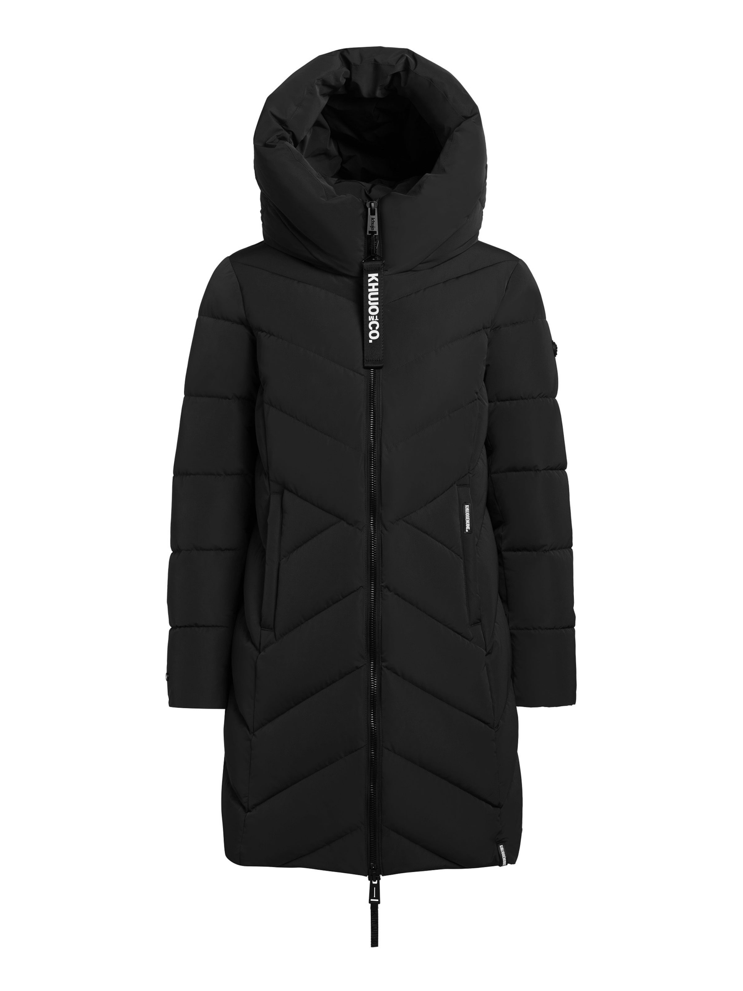 khujo Winter coat 'Darka2' in Black: front