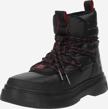 HUGO Red Snowboots 'Urian' in Zwart: voorkant