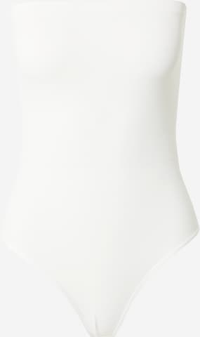 ABOUT YOU x Emili Sindlev - Camisa body 'Mathilda' em branco: frente