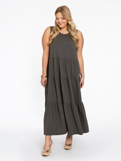 YOEK Kleid in khaki, Produktansicht