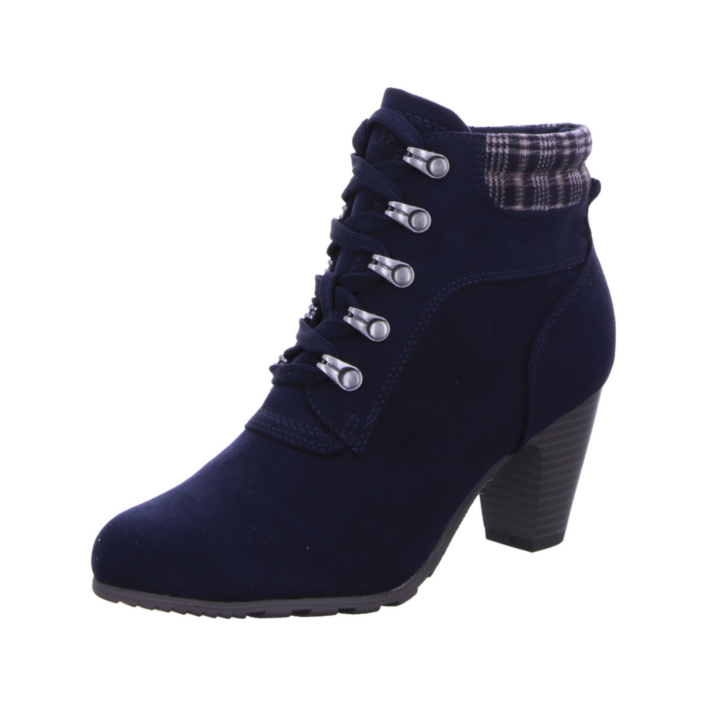 Bottines à lacets s.Oliver en bleu : devant