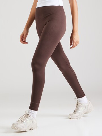 ONLY PLAY Skinny Sports trousers 'ONPJAIA' in Brown: front