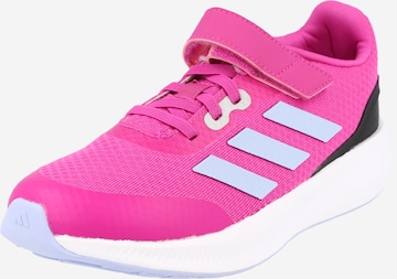 ADIDAS PERFORMANCE Спортни обувки 'Runfalcon 3.0 Elastic Lace Strap' в розово: отпред