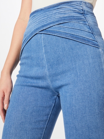 Misspap Flared Jeans in Blauw