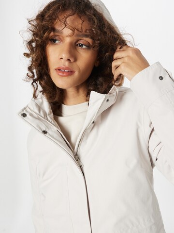 JACK WOLFSKIN - Casaco outdoor 'LOUISE' em cinzento