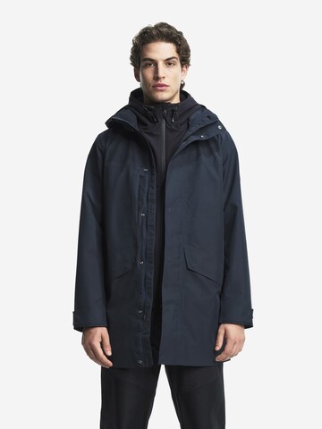 AIGLE Övergångsparkas 'GORE-TEX' i blå: framsida